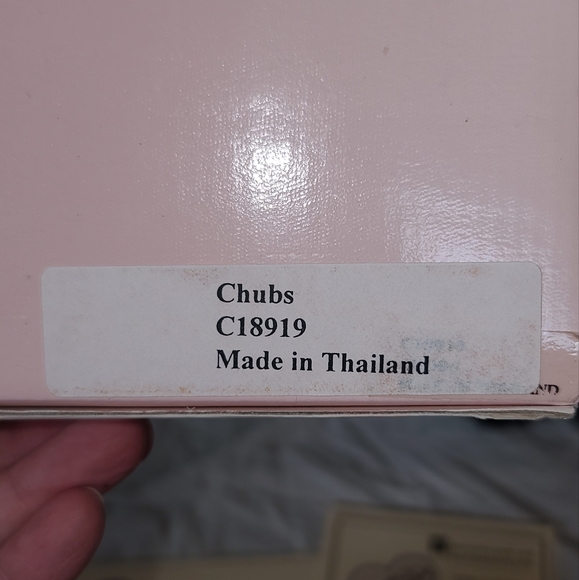 Rare Annette Funicello Chubs Bear in Original Box W/ COA - Picture 6 of 6